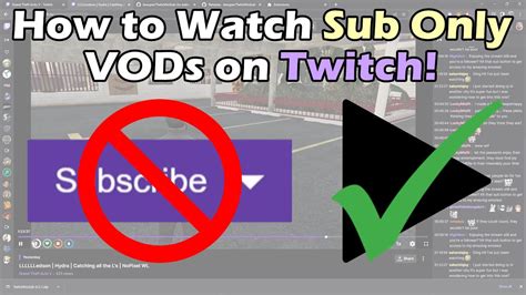 watch twitch vods without subscription|TwitchNoSub/README.md at master besuper/TwitchNoSub